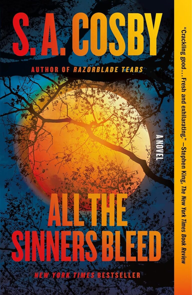 book cover for all the sinners bleed by s.a.cosby