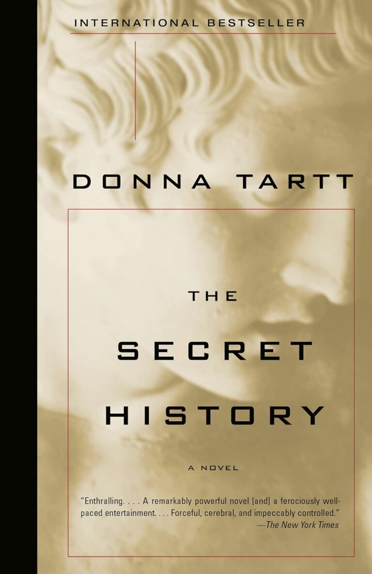 book cover the secret history by donna tartt