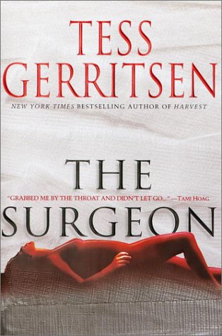 book cover the surgeon by tess geritsen