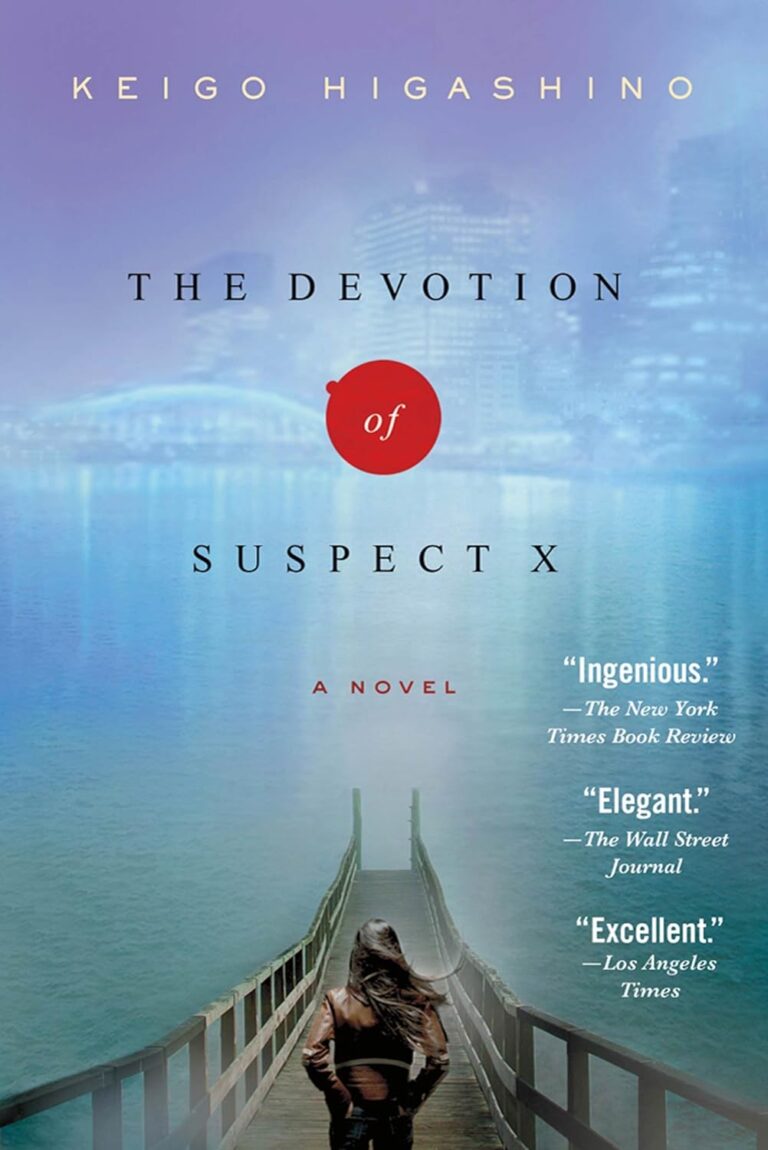 book cover for the devotion of suspect x by Keigo Higashino